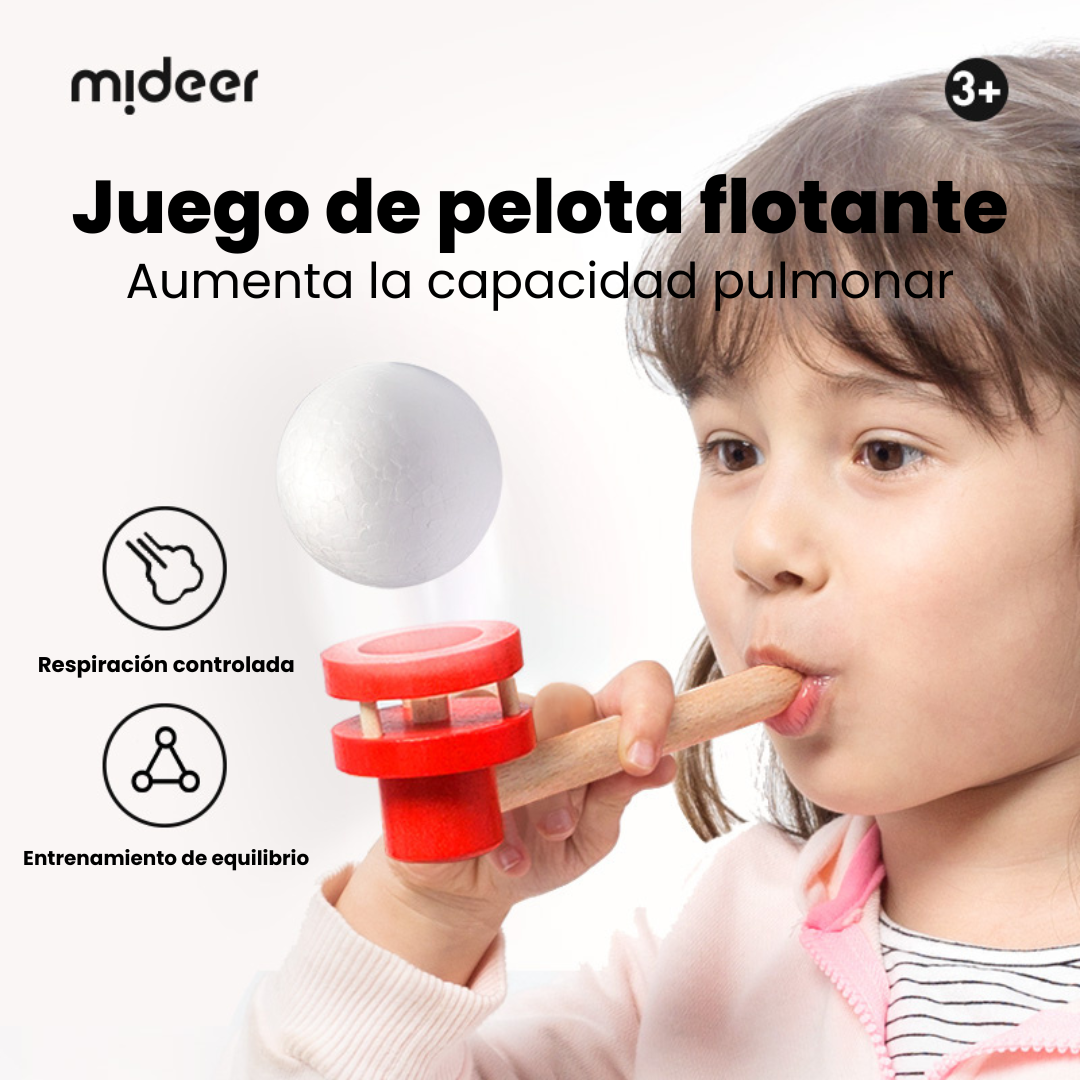 Juego De Pelota Flotante Para Fomentar La Respiración En Niños