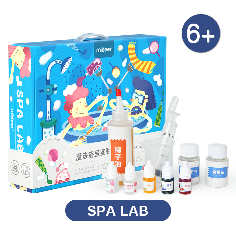 Juego De Spa Y Laboratorio De Belleza Con Acuarelas Lavables Para Niños 6+