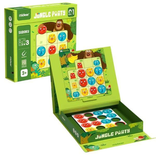 Juego Educativo De Sudoku De La Jungla Para Niños De 3 Y 4 Años