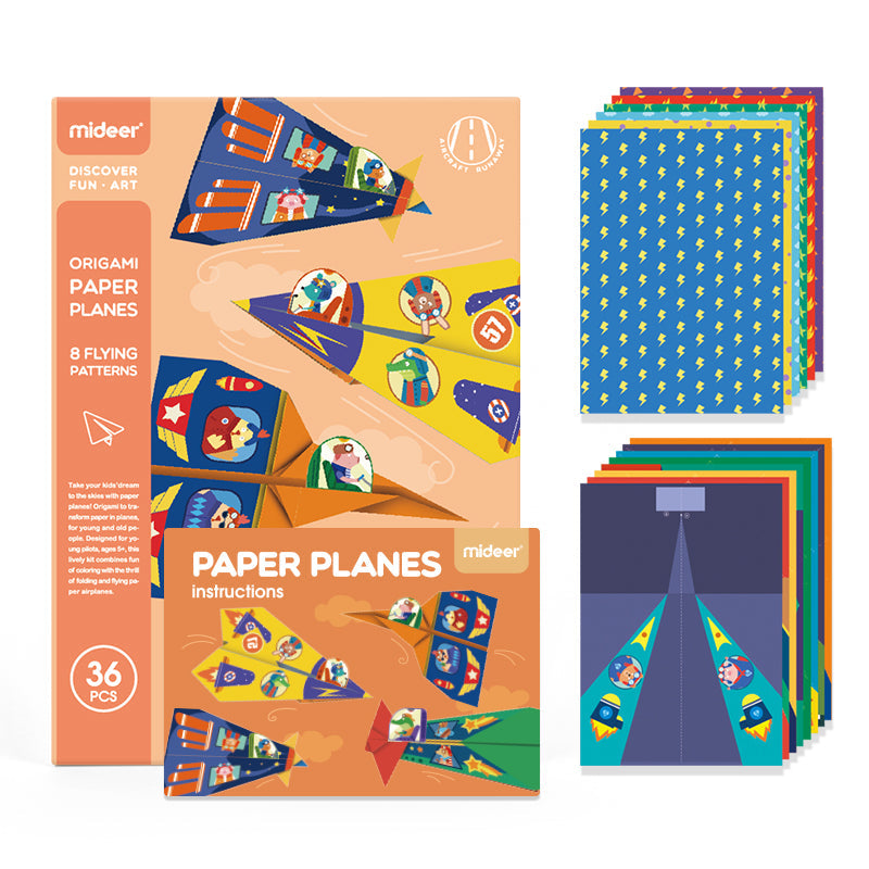 Origami Aviones De Papel Creatividad Educativos Para Niños